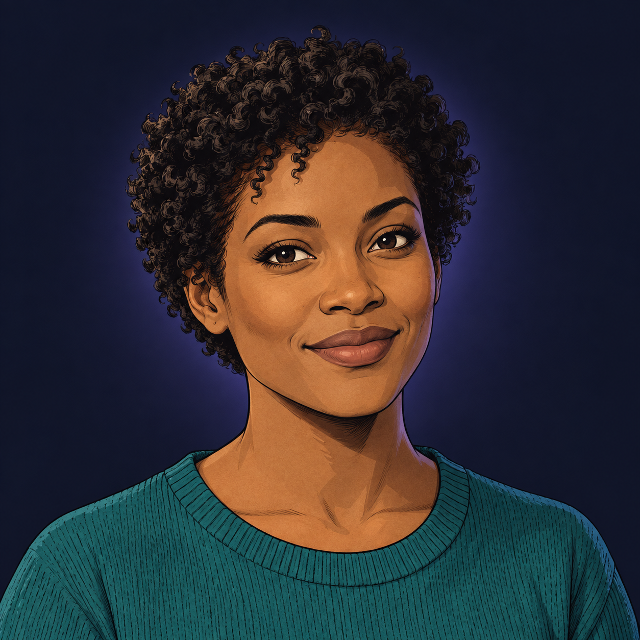 Comic portrait of Nora